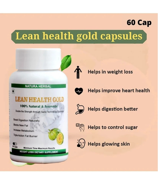 Natura Herbal Weight loss Herbal supplements (60 Capsules) 500 mg Unflavoured Single Pack