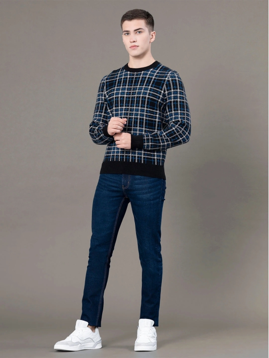 RedTape Round Neck Pattern Sweater for Men | Ultimate Comfort