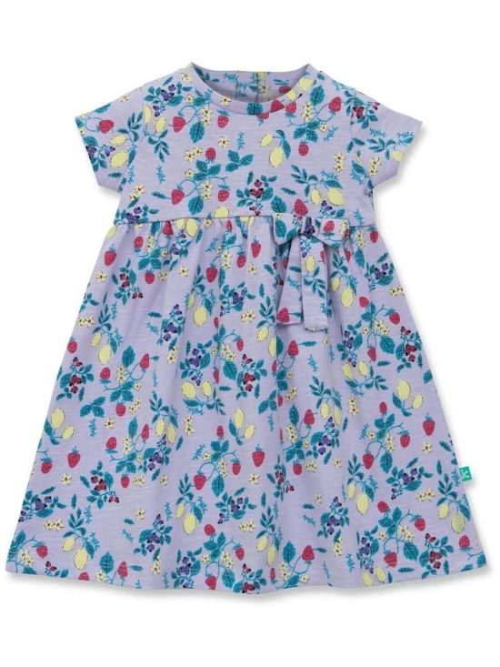 Juscubs Lavender Cotton Baby Girl Dress ( Pack of 1 ) - None