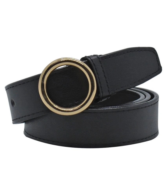 Loopa Black PU Casual Belt - None