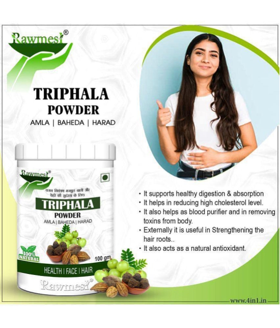 rawmest Triphala Powder Health| Face| Hair Scalp Treatment 100 g