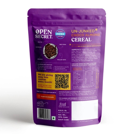 Open Secret Choco Almond Cereal - 350g