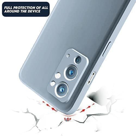 Winble OnePlus 9RT 5G Back Cover Case Liquid Silicone (Grey)