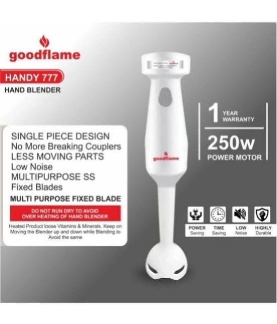 GOODFLAME White Hand Blender-777 250 Hand Blender Without Chopper