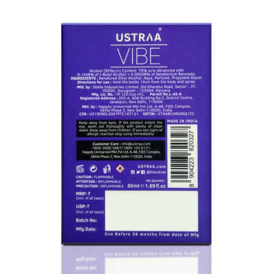 Vibe EDT 50ml - Perfume for Men