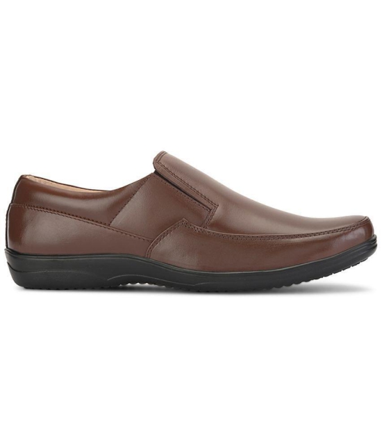 Fentacia - Brown Mens Slip On Formal Shoes - None