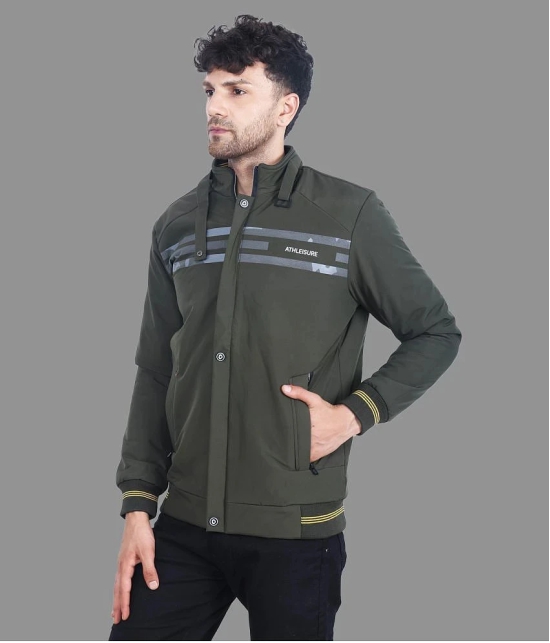 Dollar Polyester Mens Casual Jacket - Green ( Pack of 1 ) - None