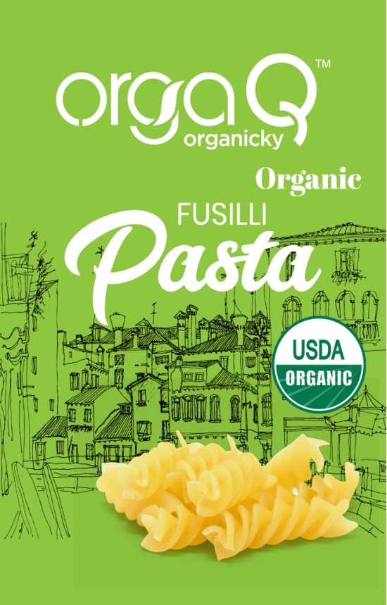 Orgaq Organicky Organic Fusilli Pasta Healthy and Delicious for Snacks