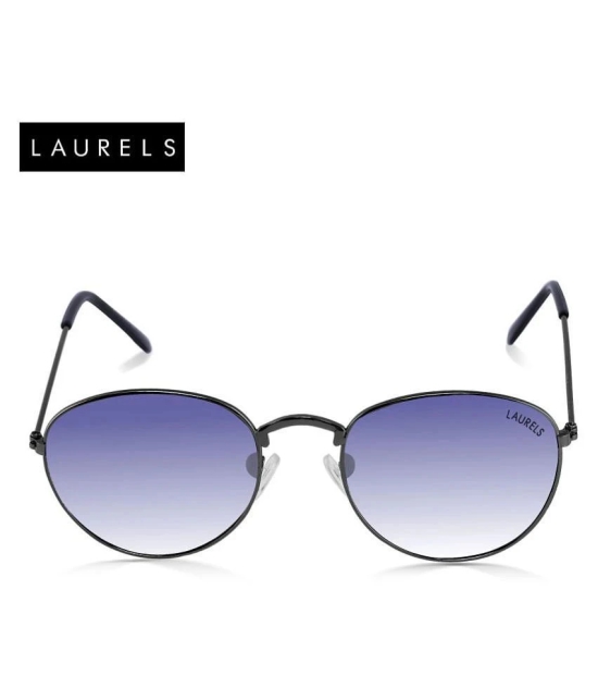 Laurels - Blue Oval Sunglasses ( Ls-Ryl-030202 ) - Medium