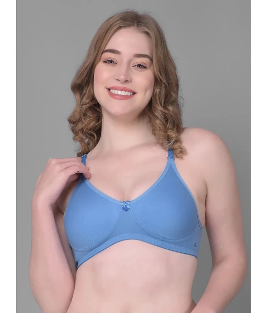 Dollar Missy Blue Cotton Non Padded Womens Everyday Bra ( Pack of 1 ) - None