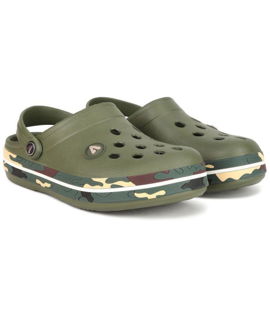 Aqualite - Olive Mens Clogs - None