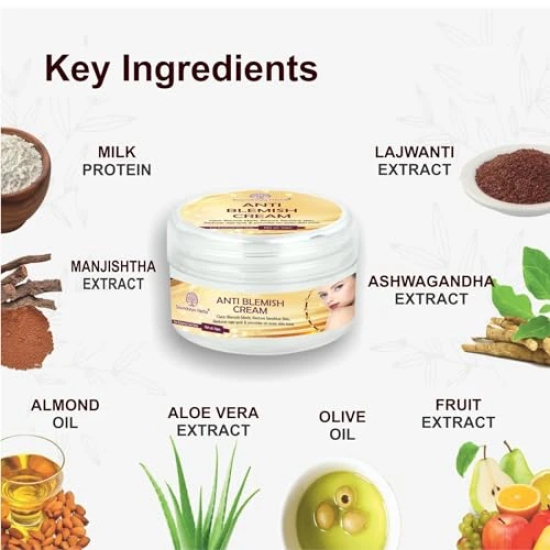 Soundarya Herbs Anti Blemish Cream for Face - Helps in Skin Firming & Tightness