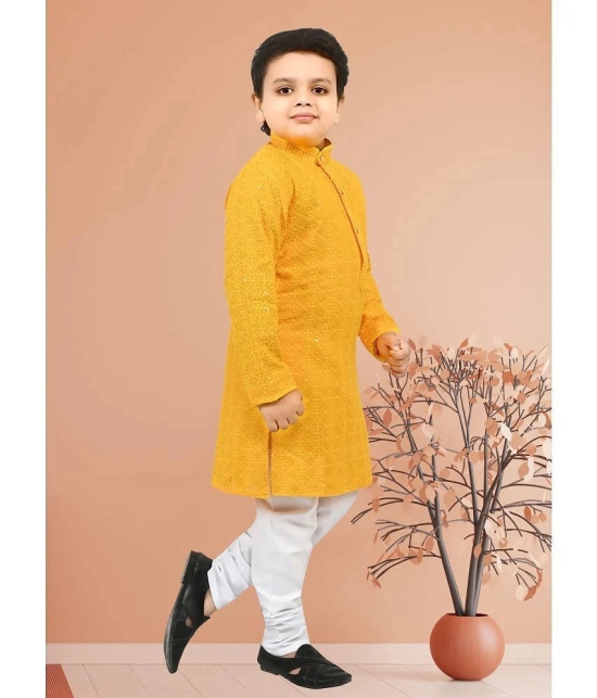 Arshia Fashions Yellow Rayon Boys ( Pack of 1 ) - None