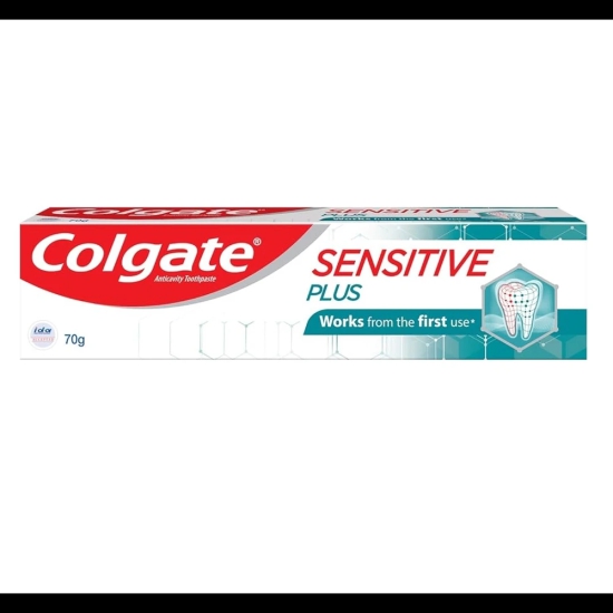 Colgate Sensitive Plus Anticavity Toothpaste 70 gm, Work From The First Use