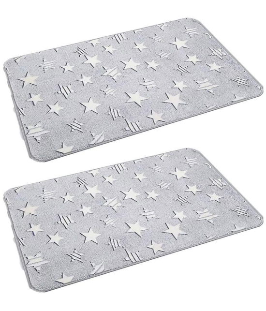 GEEO Pack of 2 40x60 Bath Mat Assorted - Assorted