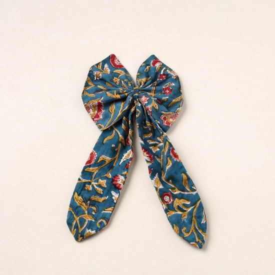 Handmade Fabric Butterfly Bow Hair Clip 01