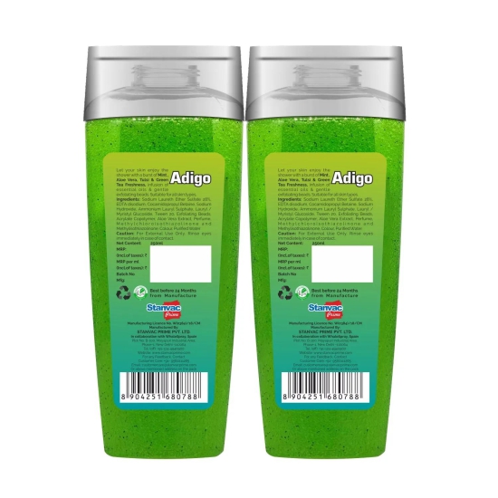 Adigo | Shower gel | Mint | Fresh 250ml (Pack Of 2)