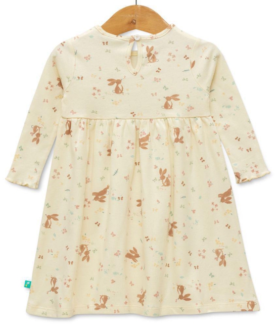 Juscubs - Off White Cotton Baby Girl Frock ( Pack of 1 ) - None