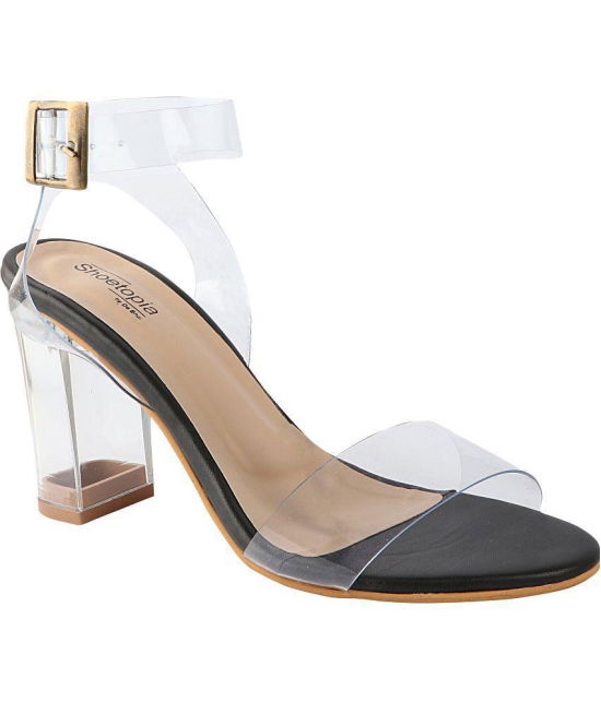 Shoetopia - Black Women''s Sandal Heels - None