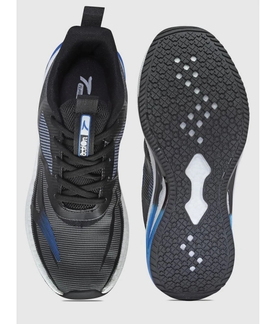 Action Black Mens Sports Running Shoes - None