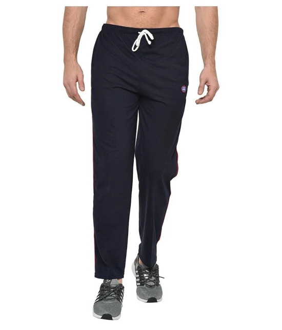 Vimal Jonney Blue Cotton Blend Trackpants - L