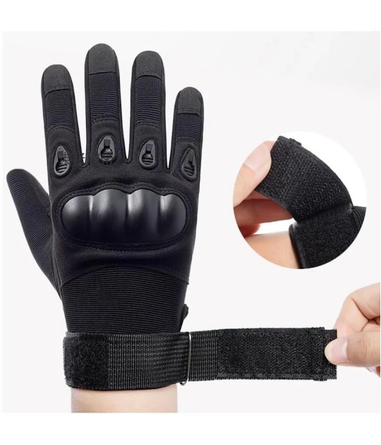 ZAYSOO Full Fingers Nylon Riding Gloves ( Pair of 1 ) - M