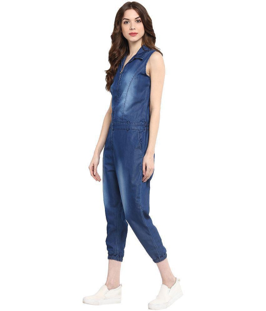 StyleStone Blue Denim Jumpsuit - Single - None