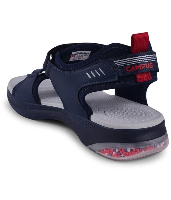 Campus - Navy Mens Floater Sandals - None