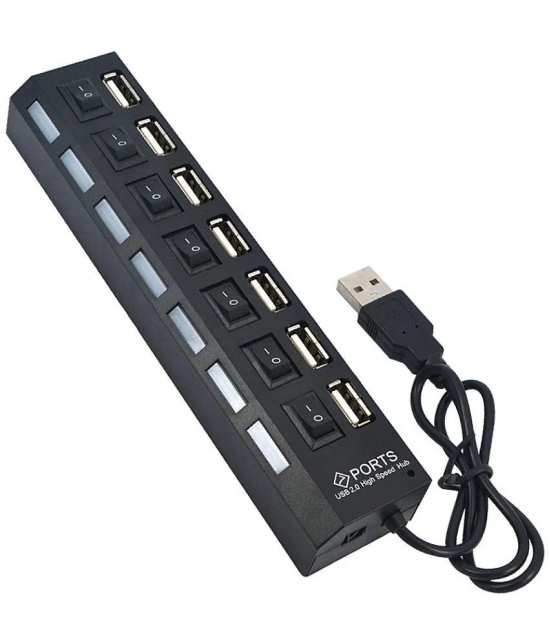 UGPro 7 port USB Hub WIth Independent On / Off Switch for each port