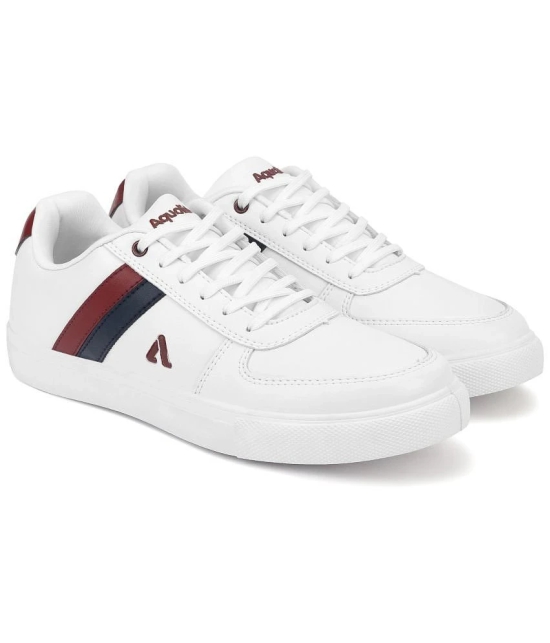 Aqualite Maroon Mens Sneakers - None