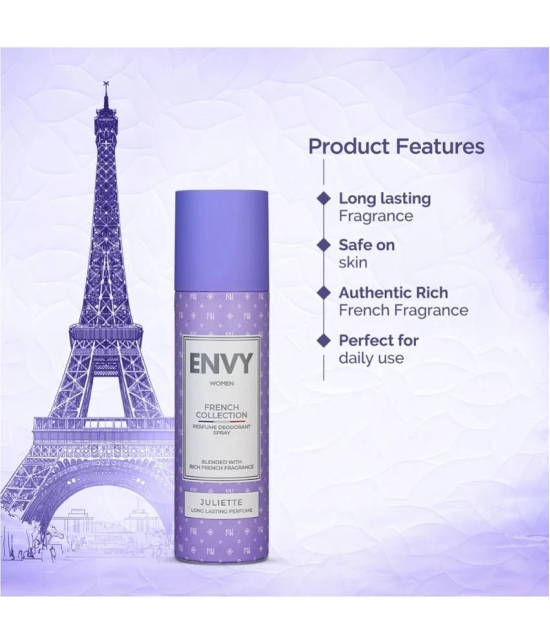 Envy Juliette French Collection Deodorant Spray for Women 120 ml ( Pack of 1 )