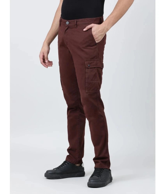 IVOC Slim Flat Mens Cargos - Brown ( Pack of 1 ) - None