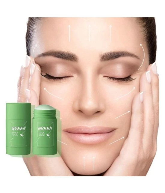 GLORICA Green Tea Mask Stick Detoxing & Toning Mask Stick Face Mask Masks 40g gm