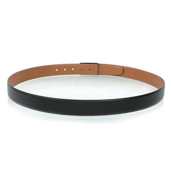 Men''s Vegan Leather Reversible Formal Belt-42 / PU / Reversible