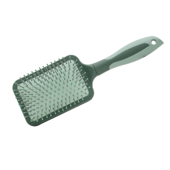 Rectangular Air Cushion Hair Brush - Green