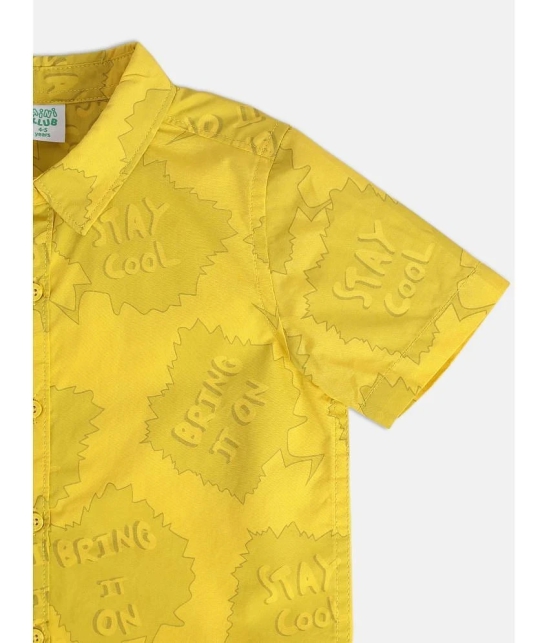 MINI KLUB Kids Boys Yellow SHIRT Pack of 1 - None