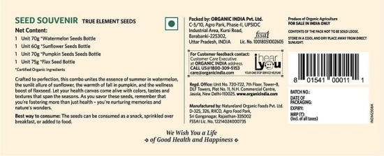 Organic India Seeds Souvenirs-Organic India Seeds Souvenirs