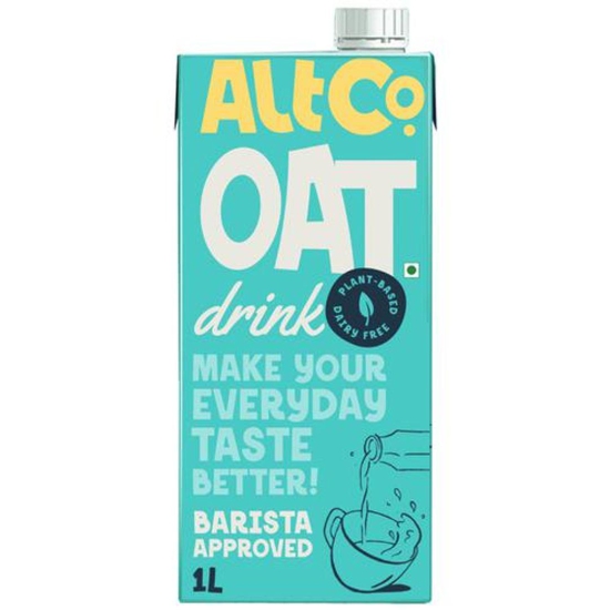 Alt Co Oat Drink - Plant Based, Dairy Free, Gluten Free, Guilt Free, Alternative To Whole Milk, 1 L