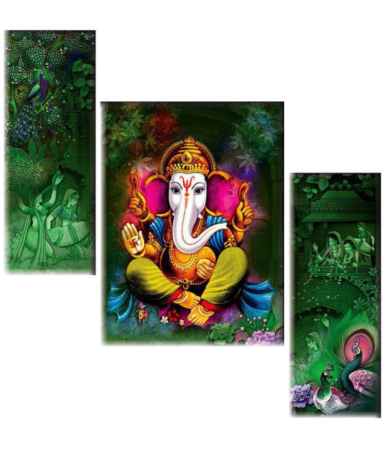 Saf Ganesha modern art MDF Painting Without Frame