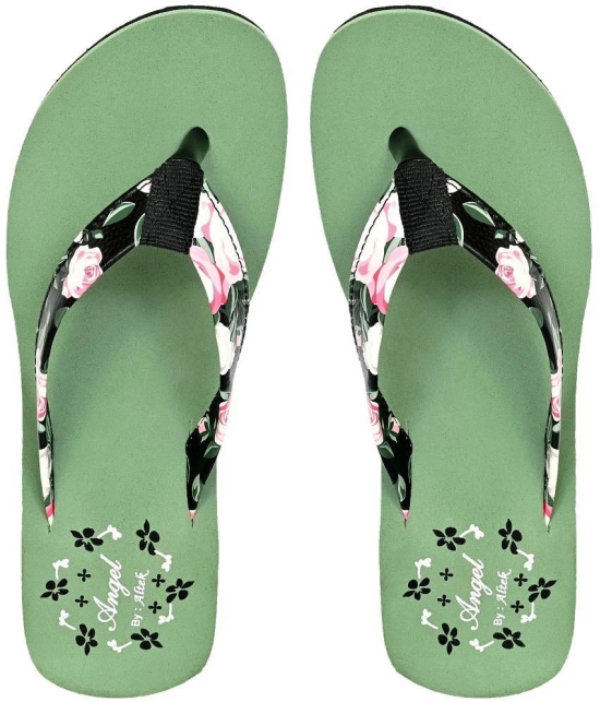 Altek Green Womens Flip Flop - None