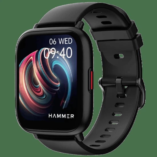 Hammer Fit+ Bluetooth Calling Smart Watch With largest 1.85