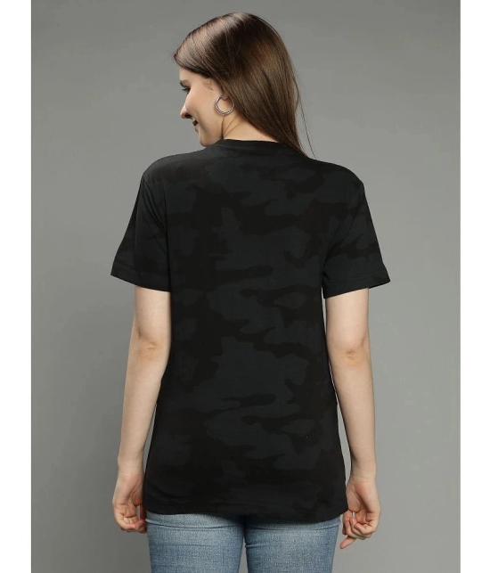 NUEVOSDAMAS - Black Cotton Blend Regular Fit Womens T-Shirt ( Pack of 1 ) - None