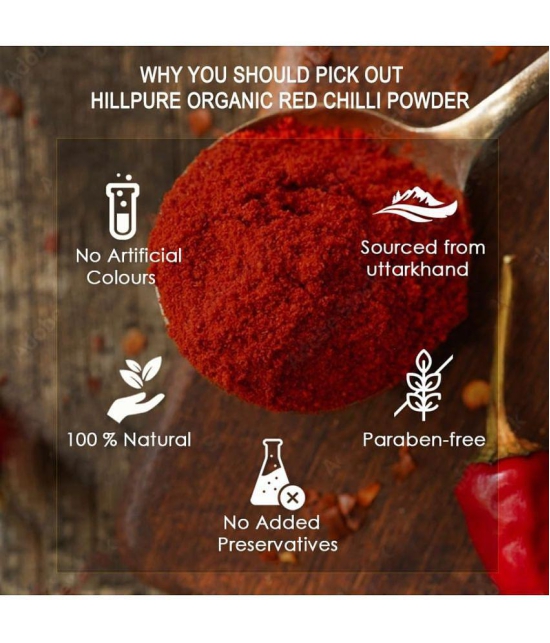 Hillpure Organic - 200 gm Laal Mirch (Red Chili) ( Pack of 1 )