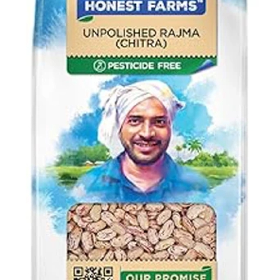 Dehaat Honest Farms Dehaat Unpolished Rajma (Chitra)  500G, 1 Pc