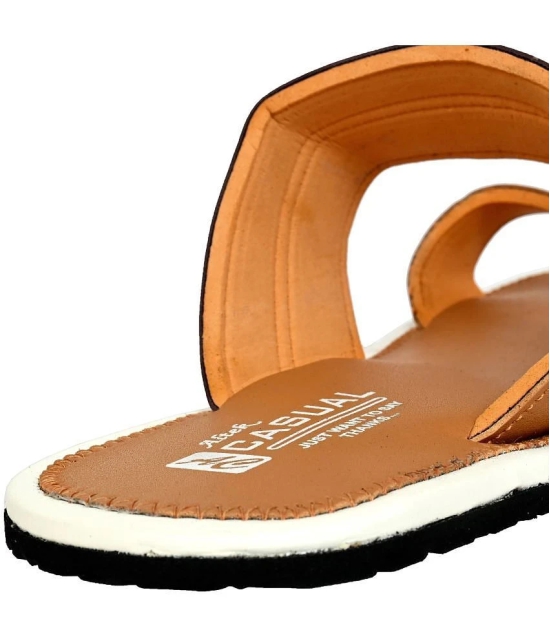 Altek Tan Mens Daily Slipper - None