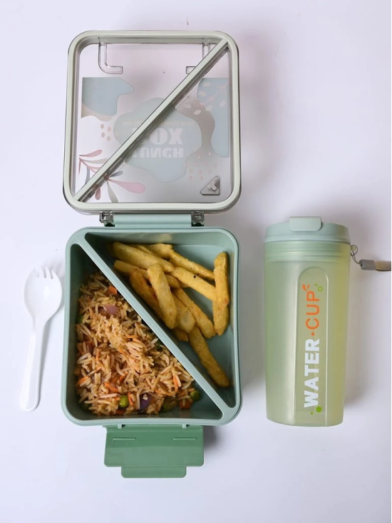 Mint Green Lunch Box Set - Fresh and Invigorating