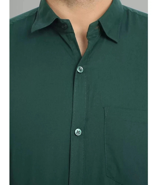 VERTUSY - Green Cotton Regular Fit Mens Casual Shirt ( Pack of 1 ) - None