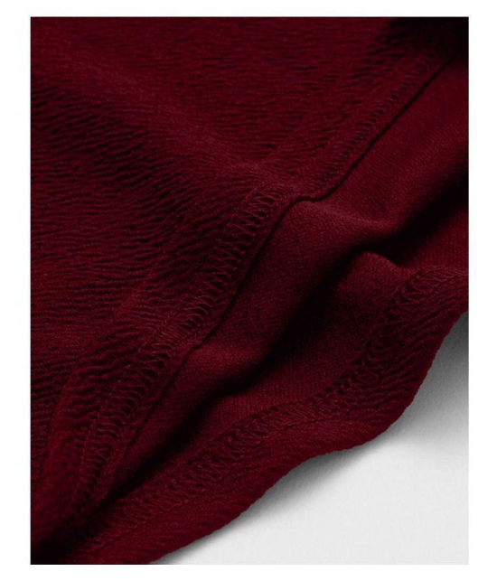 Addyvero Cotton Lycra Pencil Skirt - Maroon Single - 30