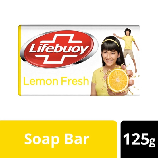 Lifebuoy Lemon Fresh Soap Bar, 125G