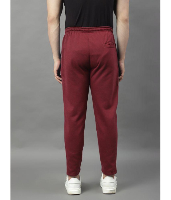 YHA - Wine Fleece Mens Trackpants ( Pack of 1 ) - None